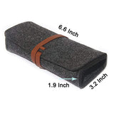 Felt Eyeglass Case,2 Pack Sunglasses Pouch