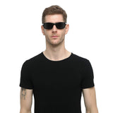 Men's Polarized Sunglasses for Driving Running Cycling Metal Frame Sports Sunglasses