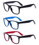Unisex Retro 80' Clear Lens Glasses