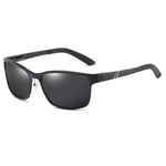 Polarized Sunglasses Wayfarer Al-Mg Metal Frame Lightweight Durable 60mm Large Size