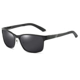 Polarized Sunglasses Wayfarer Al-Mg Metal Frame Lightweight Durable 60mm Large Size