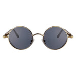Vintage Hippie Retro Metal Perfect Round Small Frame Polarized Sunglasses 47mm