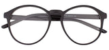 Oversized Big Round Horn Rimmed Eye Glasses Clear Lens Oval Frame Non Prescription