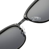 Polarized Sunglasses Semi-Rimless Metal Frame Classic Sun Glasses K0558