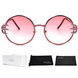 Gothic Punk Round Sunglasses Skull Claw Design Glasses