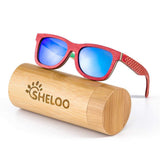 Skateboard Wood Sunglasses Polarized Lens Hand-made A Pair Of Legs For Free