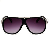 Large Retro Aviator Fashion Mens Brand Designer Sunglasses for Men