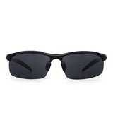 Sports Polarized Al-Mg sunglasses Metal Spring Hinge Fishing Cycling Glasses Men