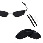 Anti-salt Polarized Replacement Lenses & Sock Kit for Oakley Whisker