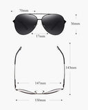 Men's Hot Classic Aviator Polarized Sunglasses For Men Golf Driving