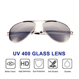 ROLLS PULIN Classic Men Aviator Sunglasses Polarized Women - UV 400 with case 59MM