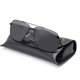 Mens Sunglasses,  Sunglasses for Men, Aviator, Polarized and UV400 Protection, HD Lenses, Stainless Steel Frame