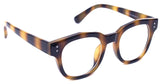 Oversized Square Thick Horn Rimmed Clear Lens Glasses Rivet Non-prescription Frame
