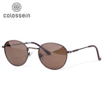 Vintage Round John Lennon Fashion Sunglasses For Men, Metal Frame Polarized Lens UV400 Anti Glare Sun Glasses