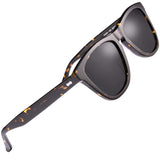Chic Retro Polarized Sunglasses for Women MenDesigner Sunglasses with Case100% UV400 Protection