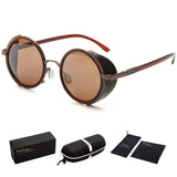 Steampunk Vintage Retro Sunglasses Metal Circle Frame