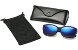 Fit Over Glasses Sunglasses with Polarized Lens for Women Men, Medium Size