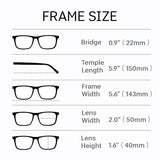 Eileen Elisa Classic Retro Glasses Frame, Optical Eyewear Frame Non-prescription, Full-Rim Acetate Eyeglasses Frame for Men