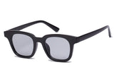 Inspired Square Sunglasses With Rivets Tinted Lens UV400