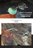 Eyeglasses Frame Imported Alloy Memory Metal Women's Men's Optical Fashion Eyewear Glasses Frame D6063