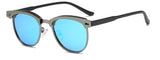 Semi Rimless Retro Polarized Sunglasses Women Men Brand Sun Glasses