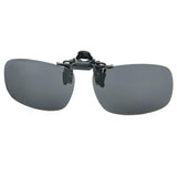 Polarized Clip-on Flip up Plastic Sunglasses Lenses Glasses Outdoor Driving Fishing Cycling
