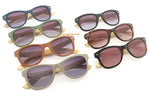 Unisex Handmade Bamboo Wayfarer Sunglasses UV400 HD Polarized Wooden Retro Color Frame Glasses