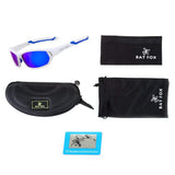 Polarized Sports Sunglasses, HD Lens,Built-in Comfortable Silicon Leg for Men Women Baseball Running Cycling Fishing Driving Golf Softball Hiking