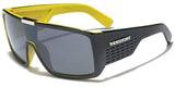 Oversized Flat Top Men's Sunglasses Shield Style
