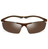 Unisex Polarized Sunglasses For Men Women Sports Fishing Driver Metal Sunglasses