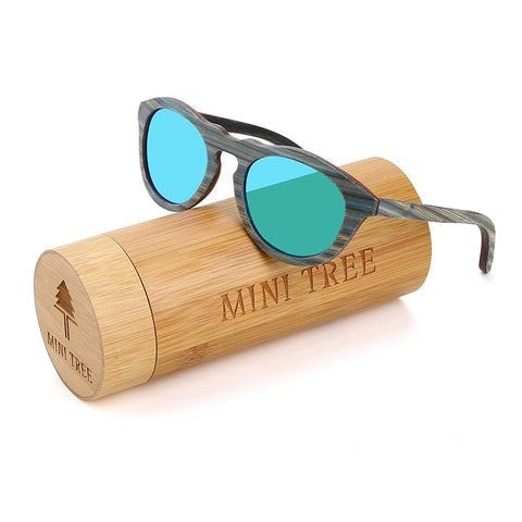 Bamboo Sunglasses Wayfarer Polarized Glasses New Style Eyewear