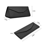 Reading Glasses Case - Foldable Storage Case- Matte Leather&Magnet Closure for school,office -