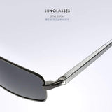Driving Polarized Sunglasses For Men Al-Mg Metal Ultra Light Golf Fishing Sunglasses