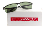 Wrap Sunglasses for Men, ,Made In ITALY Metal Frame UV 400 Protection Eye wear DS 1513
