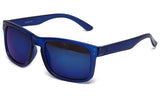Newbee Fashion Men's Simple Squared Keyhole Revo Sunglasses -BUY 4 GET 20% OFF
