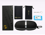 Mens Polarized Sunglasses for Driving Golf Al-Mg Metal Frame UV400