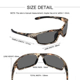 Polarized Designer Sports Sunglasses Shades for Men Women Baseball Cycling Fishing Golf Tr90 Superlight Frame