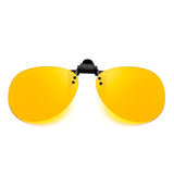 Retro Clip on Rimless Aviator Sunglasses Polarized Flip up Lenses Eyeglasses Men
