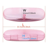 Magnet Buckle Frosted Translucent Nearsighted Eyeglasses Case