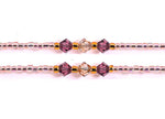 Bead Eyeglass Chain - Sunglasses Cord Neck Strap Holder (Cream Pink)