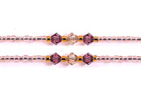 Bead Eyeglass Chain - Sunglasses Cord Neck Strap Holder (Cream Pink)