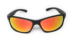 - Sport Sunglasses Black Wrap Around Rectangle Frame Great for Outdoors, Cycling, Fishing, Jogging