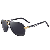 HD Polarized Sunglasses Men's Rectangle Driving Sun glasses S8758