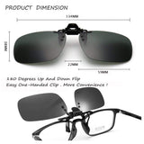 Clip-on Sunglasses 2 Pack Polarized Lens For Driving, Outdoor Sports & Holidays
