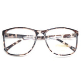Large Nerd Thin Eyeglasses Vintage Fashion Inspired Geek Clear Lens Horn Rimmed