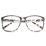 Large Nerd Thin Eyeglasses Vintage Fashion Inspired Geek Clear Lens Horn Rimmed