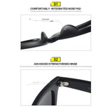Classic Polarized Wayfarer Horn Rimmed Sunglasses for Men Women