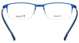 Square Prescription Optical Semi Rimless Glasses Frames with Titanium Alloy 981