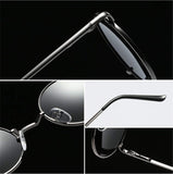 Classic Polarized Sunglasses Fashion UV Protective Sunglasses Round Glasses