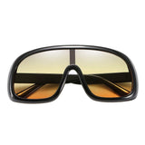 Classic Aviator Sunglasses Oversized Square Black Frame Clout Goggles Fashion Style